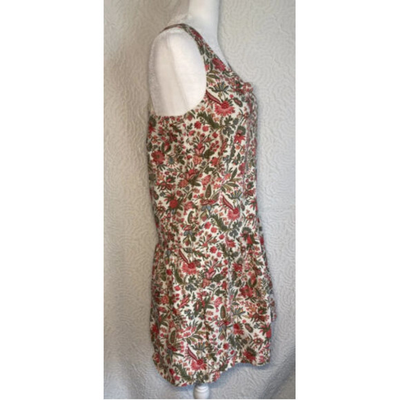 Madewell Floral Mini Dress - Red and Green - Picture 3 of 16